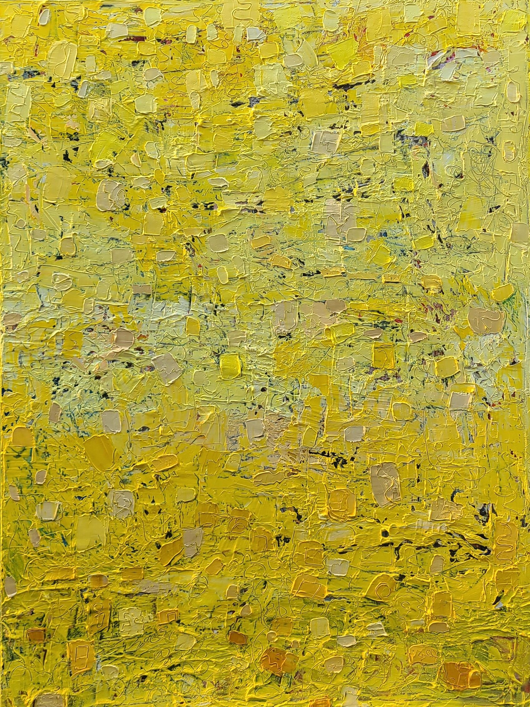 Naturally abstract yellow