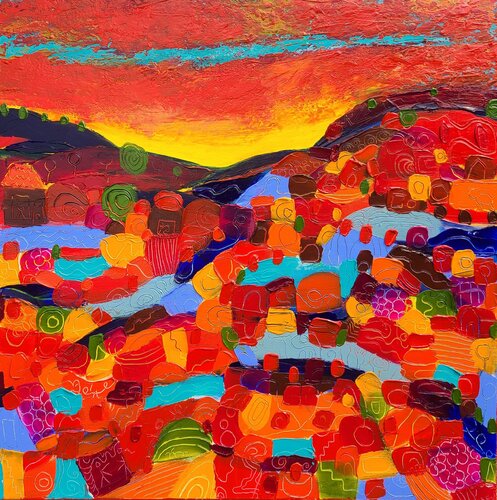 Southwest skies by Stacy N, Painting for Sale on Select