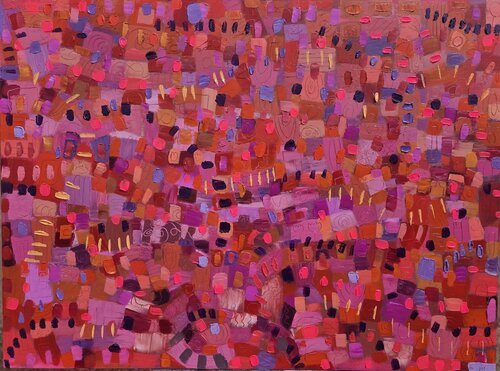 The exuberance of reds by Stacy N, Painting for Sale on Select
