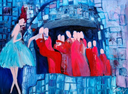 Palace promenade by Stacy N, Painting for Sale on Select