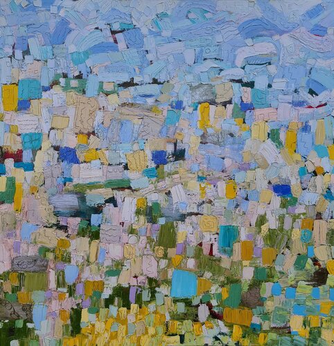 On golden pond by Stacy N, Painting for Sale on Select