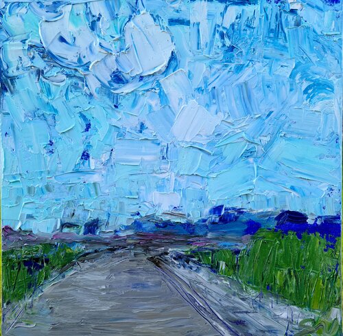 Sunday drive by Stacy N, Painting for Sale on Select