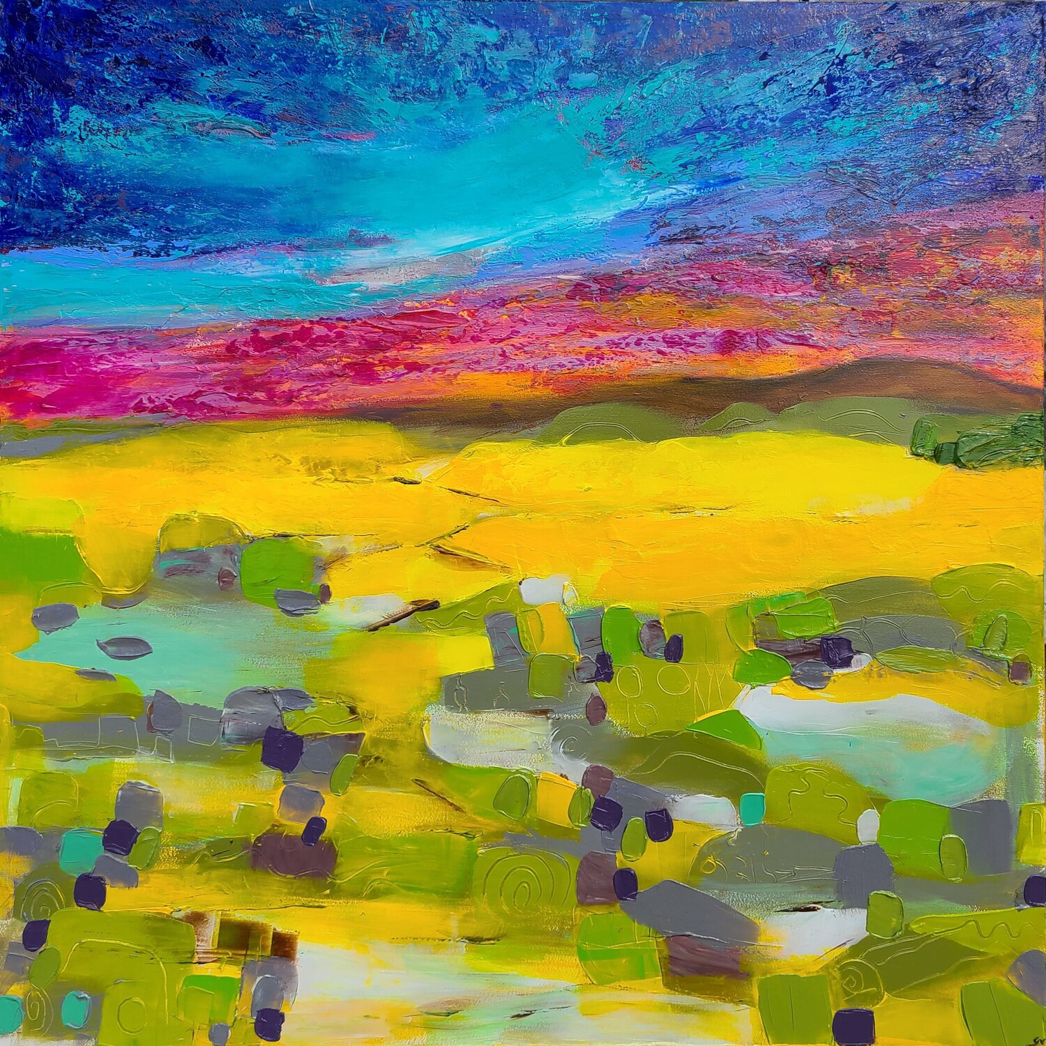 New horizons Stacy N Original painting for sale