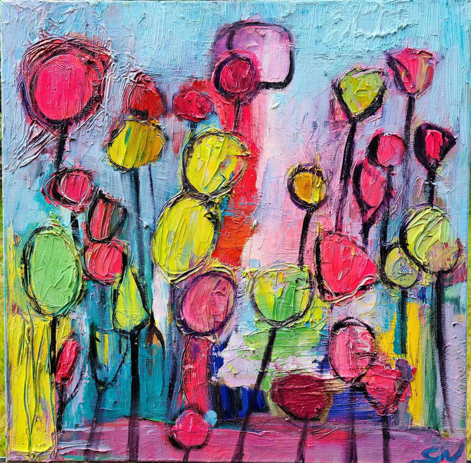Cloudbusting Stacy N Original painting for sale