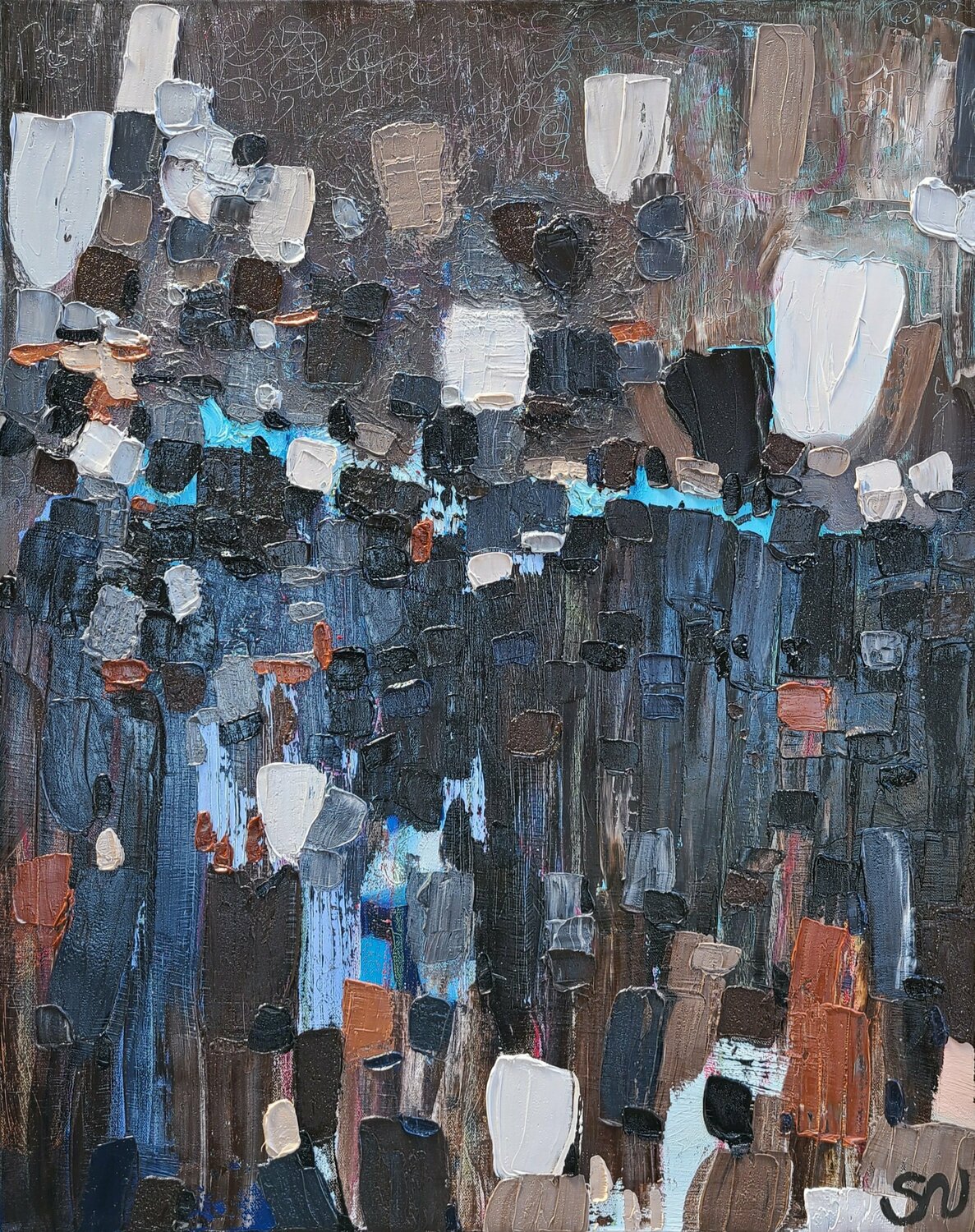 Naturally abstract #1 Stacy N Original painting for sale