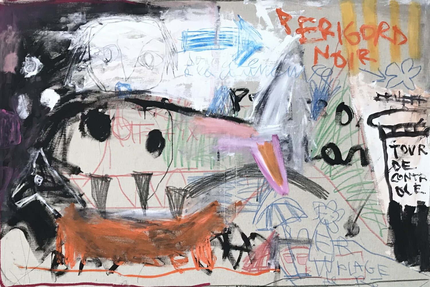 Tout et rien sur les playmobils NEP Original painting for sale