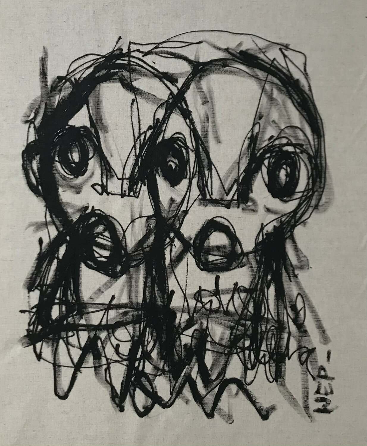 Dans les deux NEP Original painting for sale