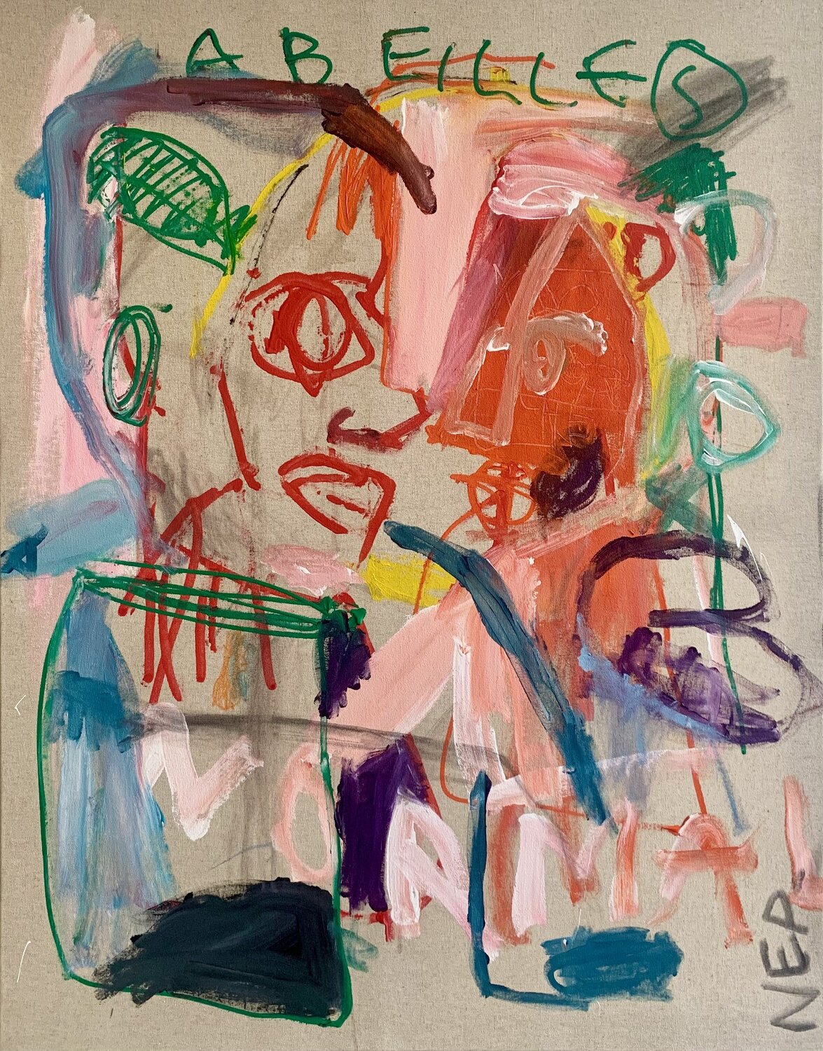 La rencontre normale NEP Original painting for sale