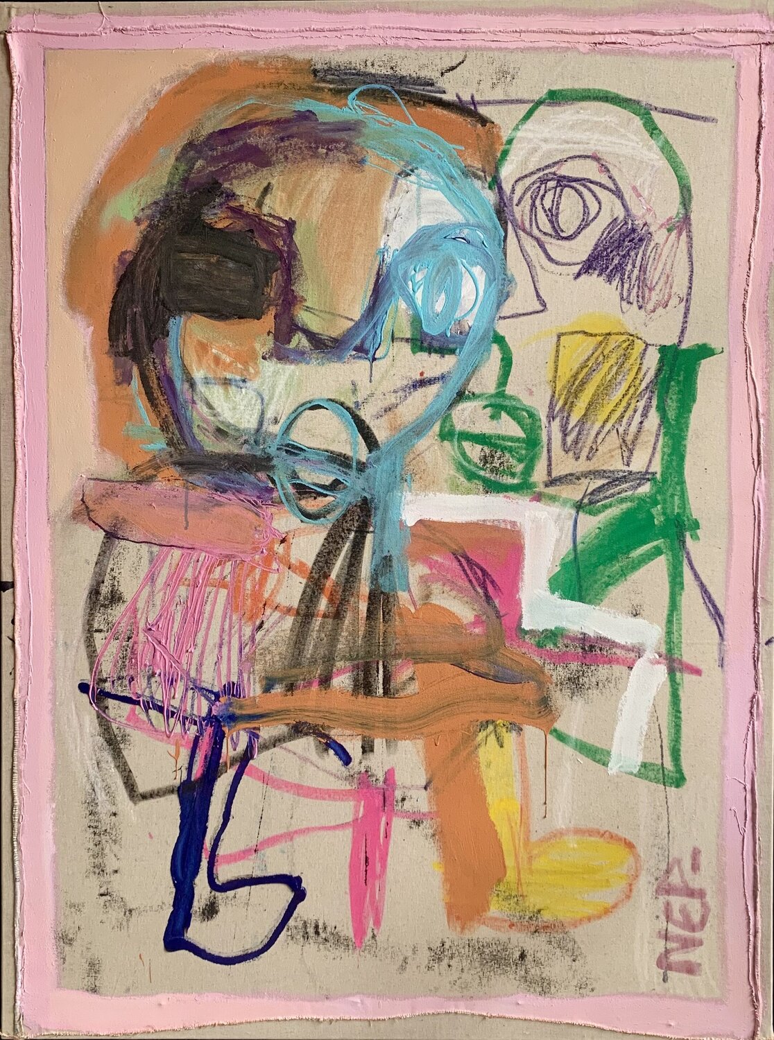 Je cherche encore le titre NEP Original painting for sale