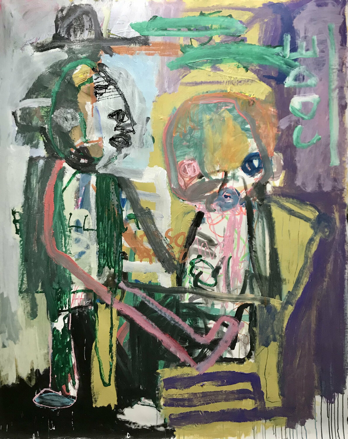 C’est quoi le code? NEP Original painting for sale
