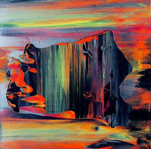 Schwarzmalerei 2 by Christian v. Grumbkow, Painting for Sale on Select