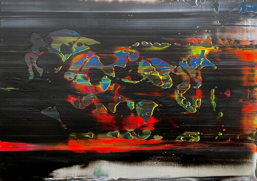 Schwarzmalerei 3 by Christian v. Grumbkow, Painting for Sale on Select