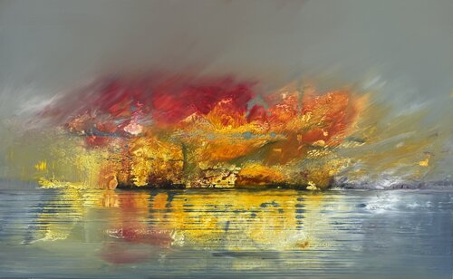 Atmosphere 3 by Christian v. Grumbkow, Painting for Sale on Select