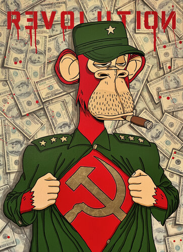 REVOLUTION by Michel Acosta Perez, Painting for Sale on Select
