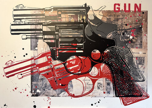 GUN 2024 by Michel Acosta Perez, Painting for Sale on Select