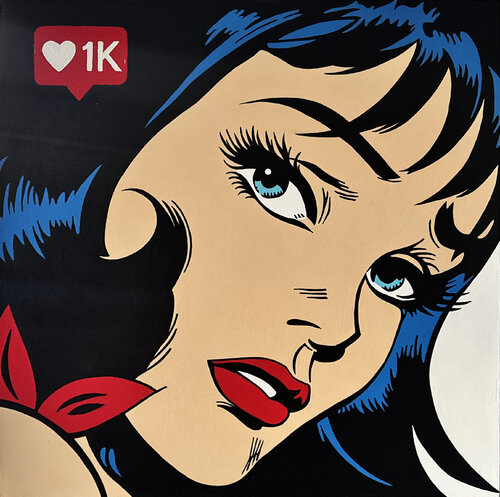 1K by Michel Acosta Perez, Painting for Sale on Select