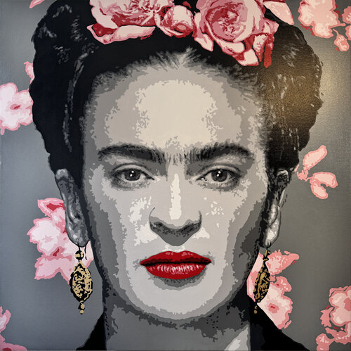 FRIDA (Flor de Acero) by Michel Acosta Perez, Painting for Sale on Select