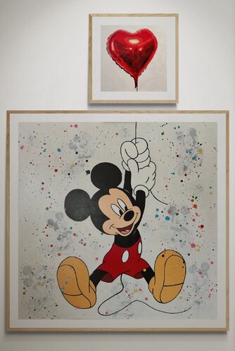 MICKEY FLYS by Michel Acosta Perez, Painting for Sale on Select