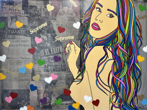 Supreme Desire by Michel Acosta Perez, Painting for Sale on Select