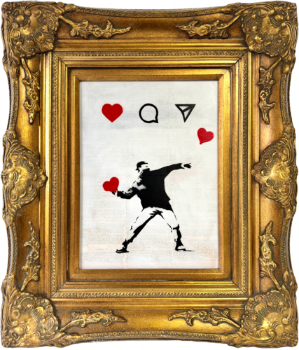 Banksy update available (Like, Comment, Revolt) by Michel Acosta Perez, Painting for Sale on Select