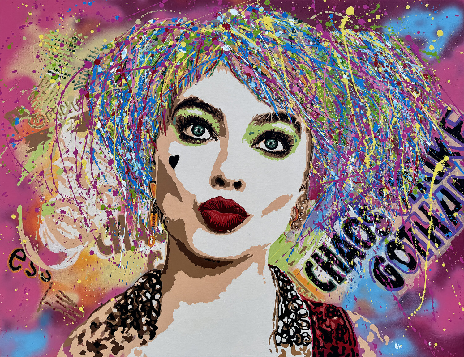 CHAOS 2 Michel Acosta Perez Original painting for sale