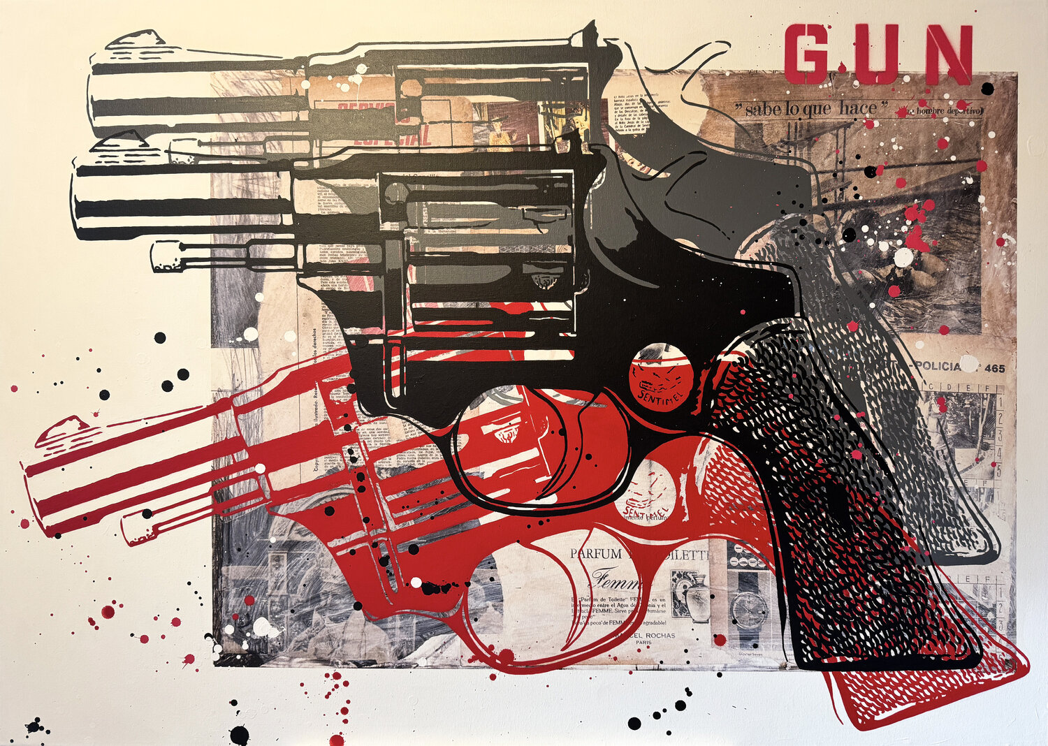 GUN 2024 Michel Acosta Perez Original painting for sale