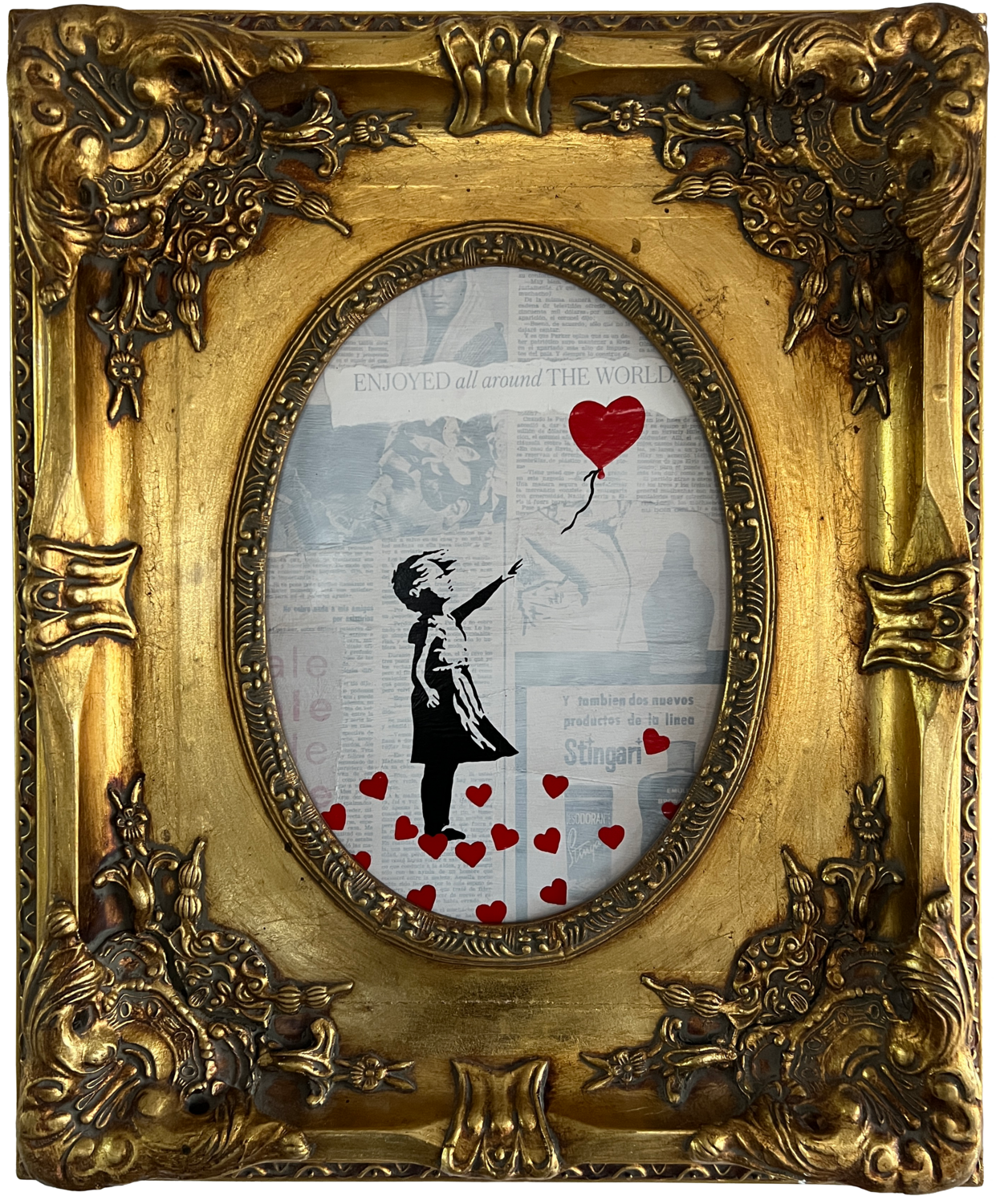 Banksy update available (Enjoyed all around the world) Michel Acosta Perez Original painting for sale