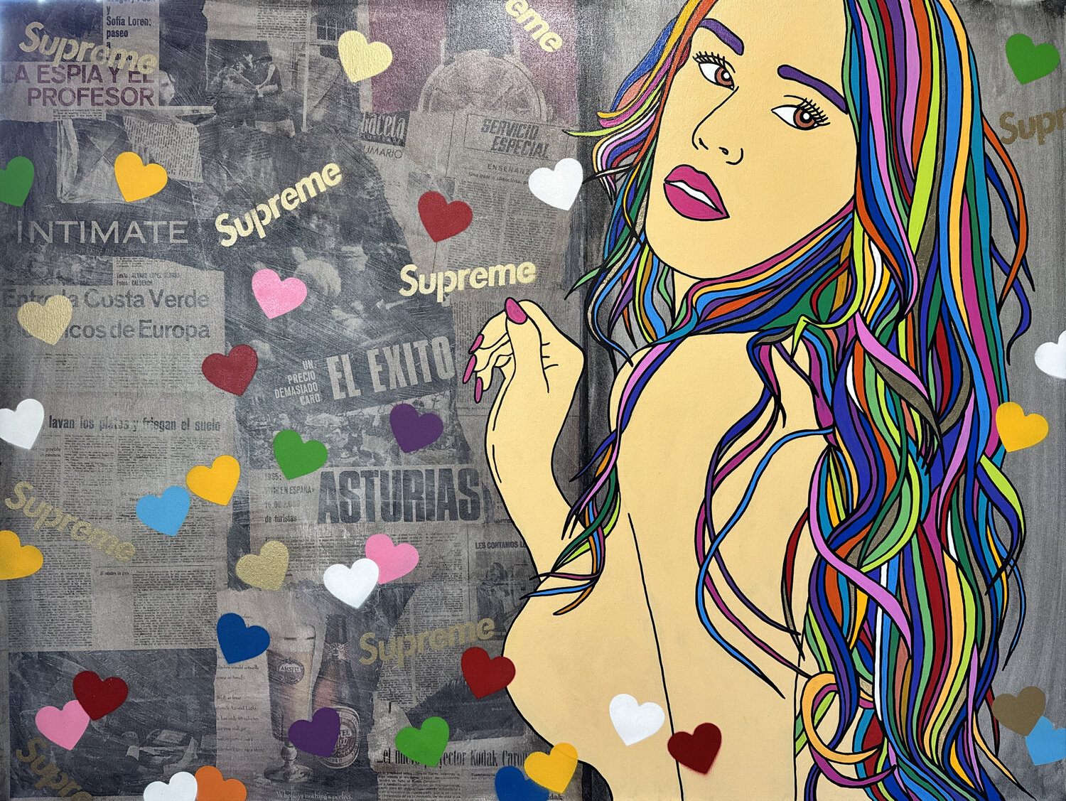 Supreme Desire Michel Acosta Perez Original painting for sale