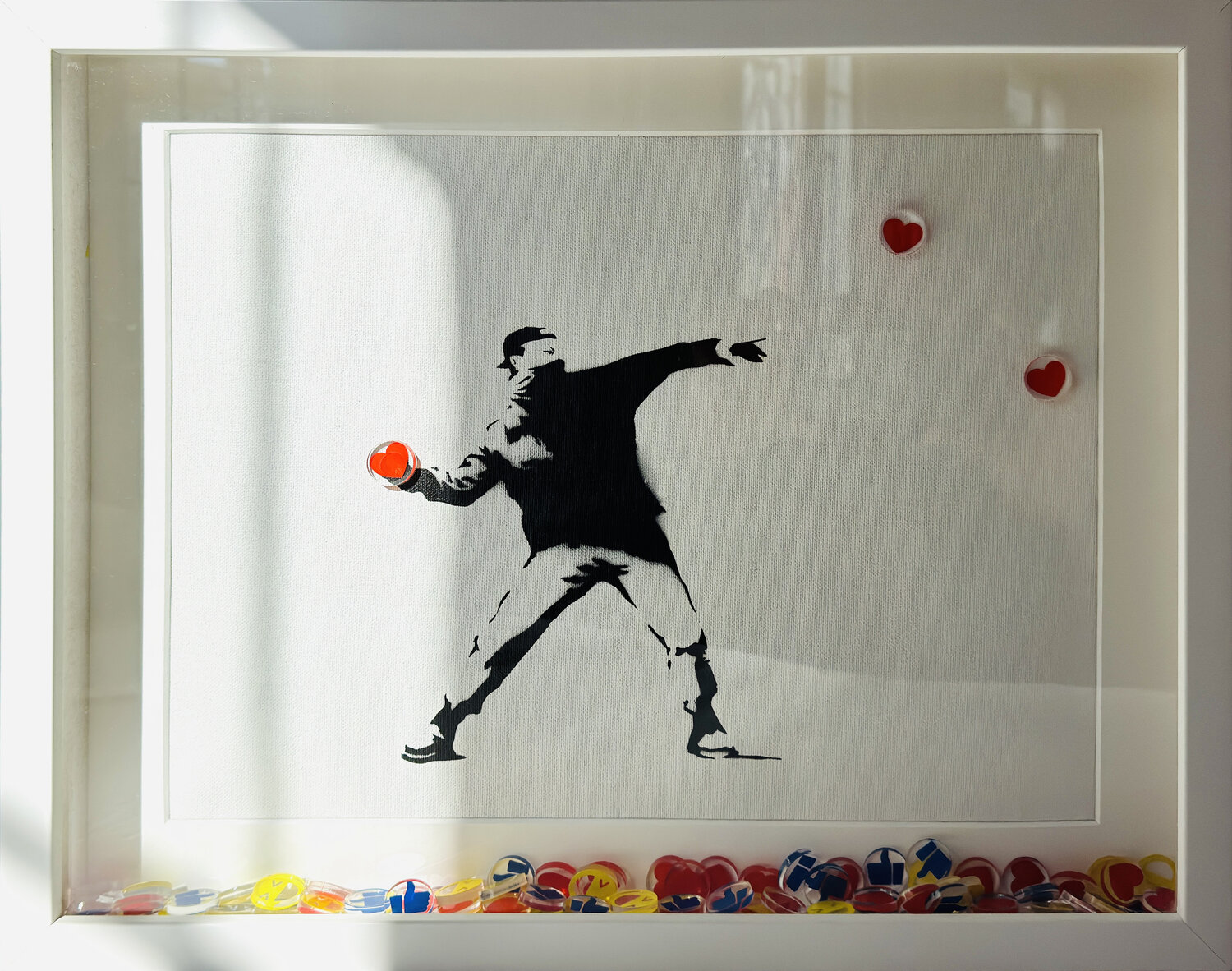 Banksy update available (Digital Revolution) 2 Michel Acosta Perez Original painting for sale