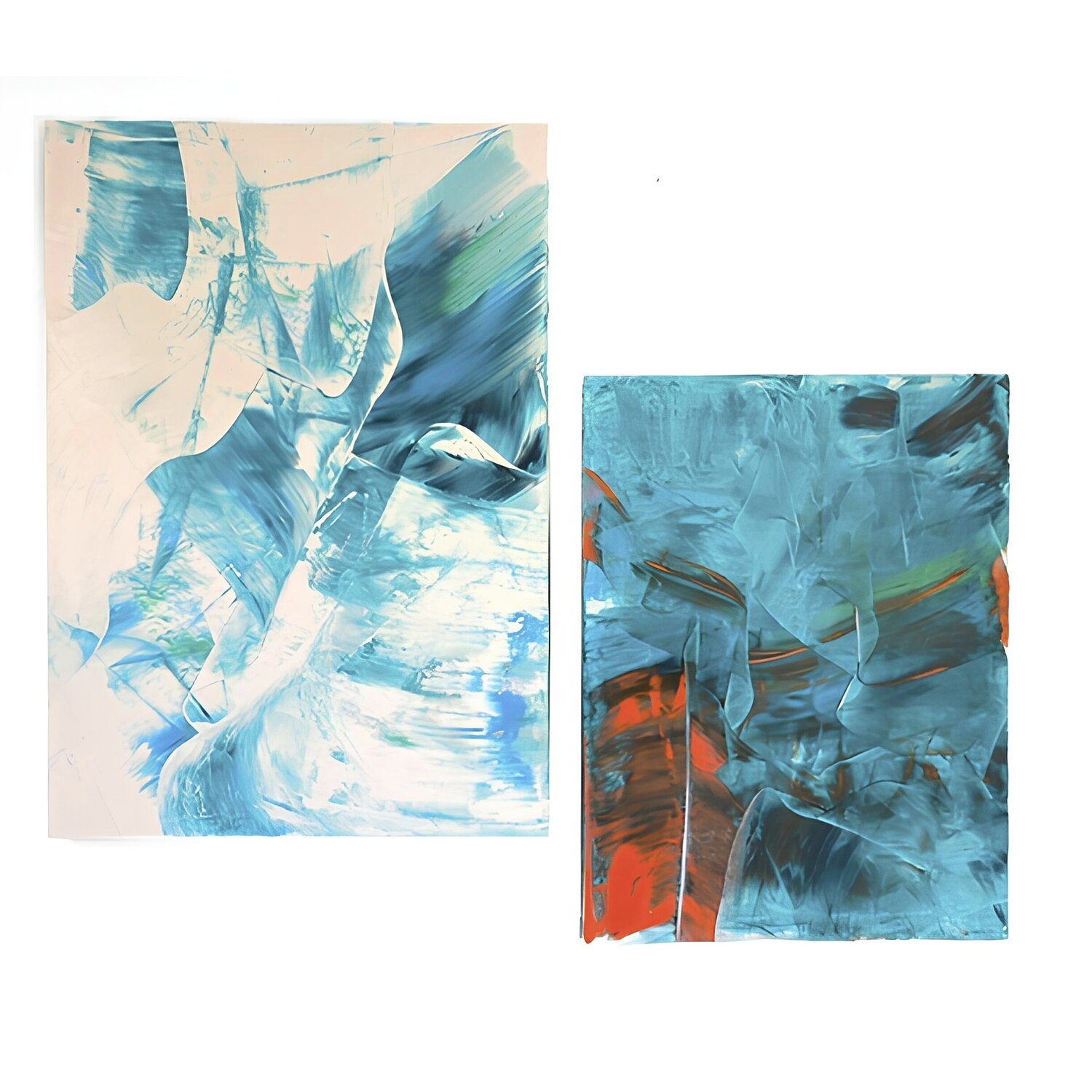 'Ingenium' and 'Furor' Giuseppe Pastore Original painting for sale