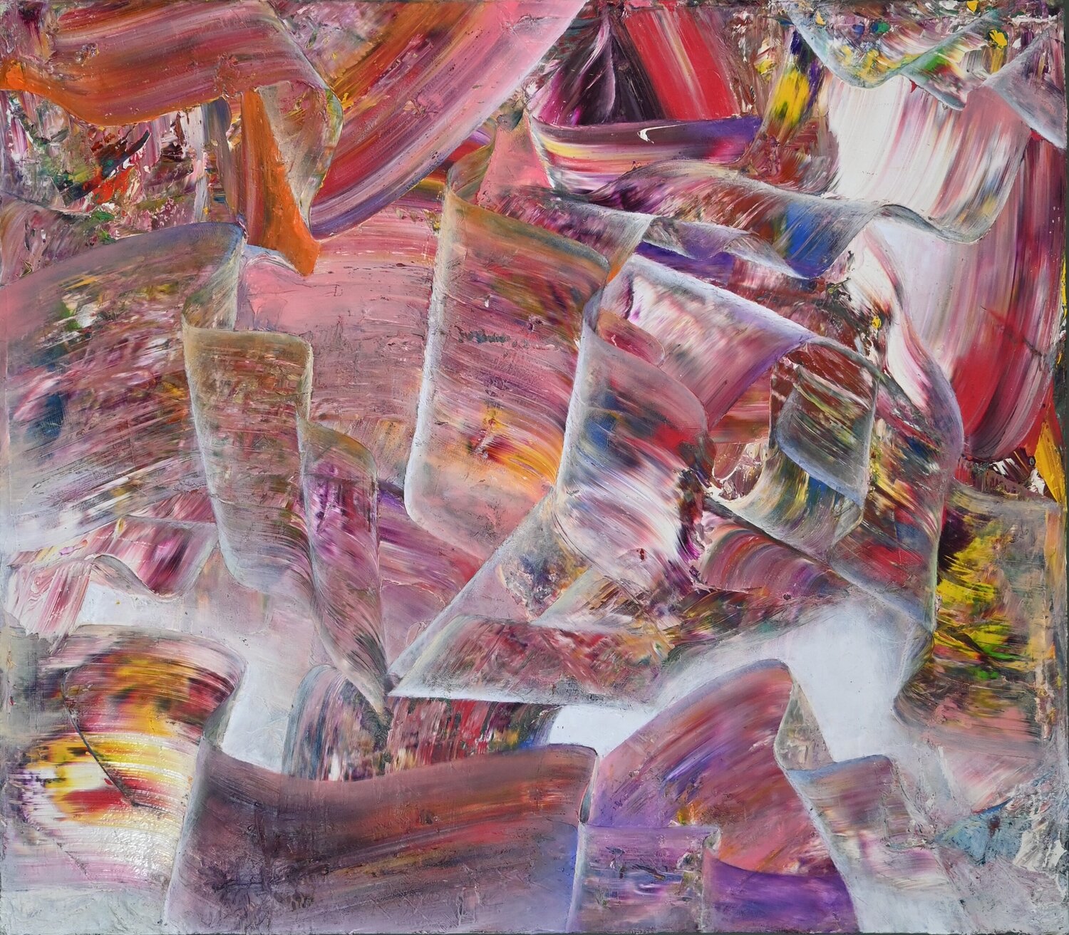 Lux  libera nos IV Giuseppe Pastore Original painting for sale