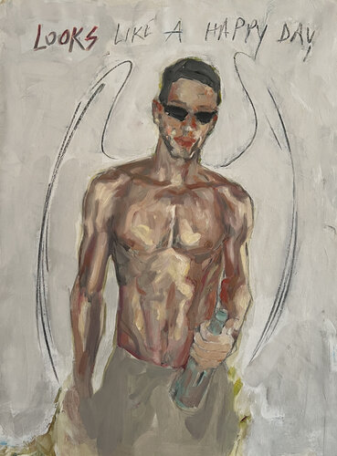 Always Lucky by Claudia Barbu, Painting for Sale on Select