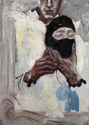 Mirror, Mirror.. by Claudia Barbu, Painting for Sale on Select