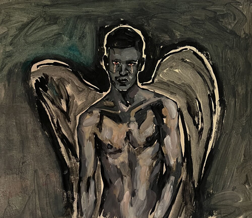 TEARS by Claudia Barbu, Painting for Sale on Select