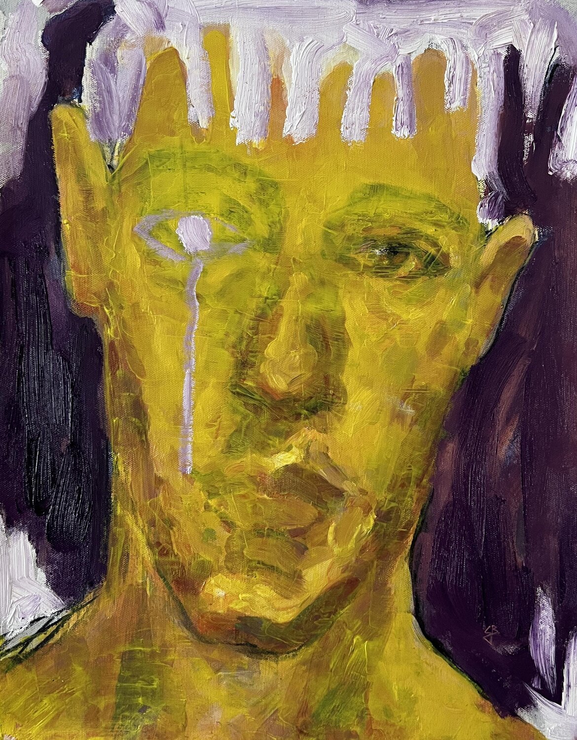 Boy Joy Claudia Barbu Original painting for sale