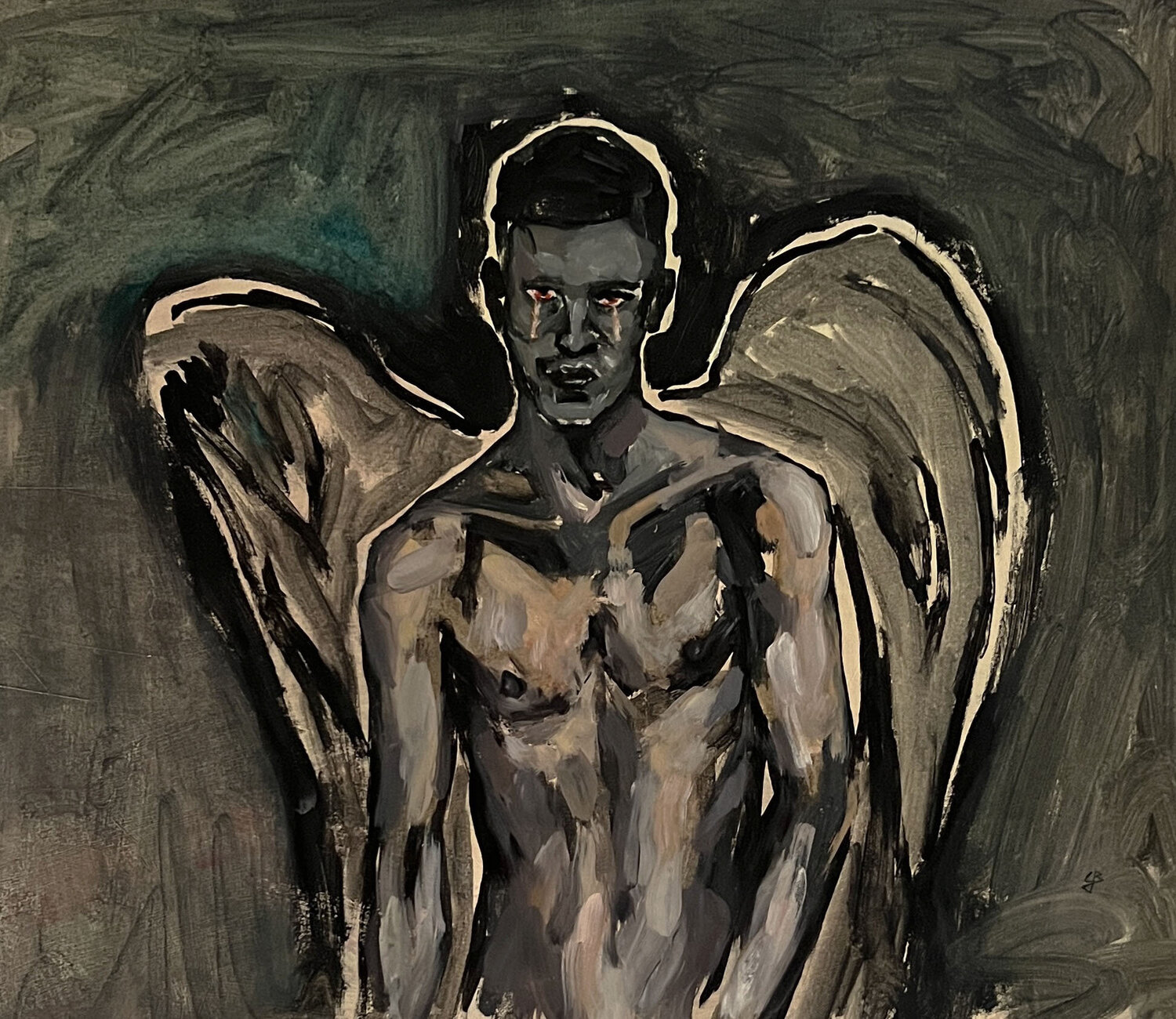 TEARS Claudia Barbu Original painting for sale