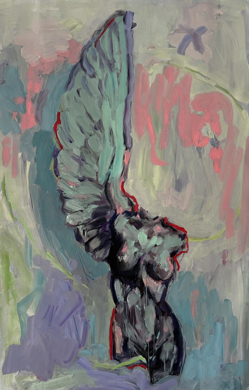 high energy Claudia Barbu Original painting for sale