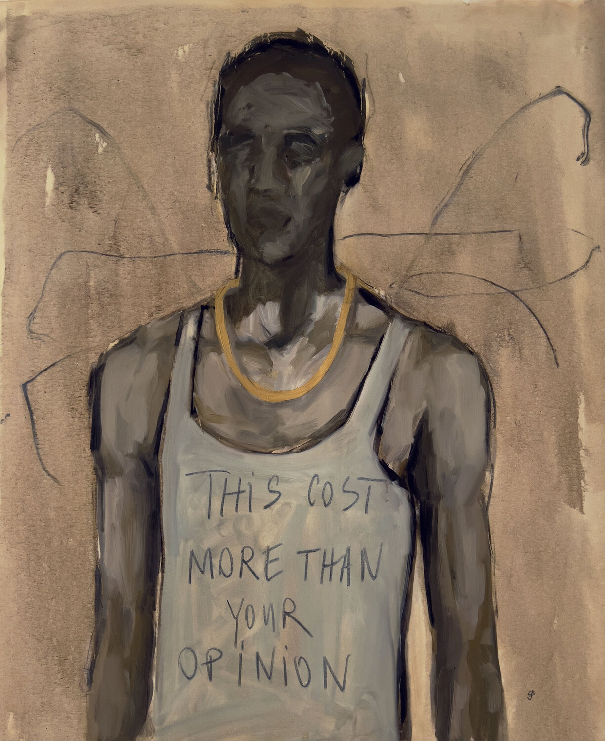 I don't need to be appreciated I need to be paid Claudia Barbu Original painting for sale