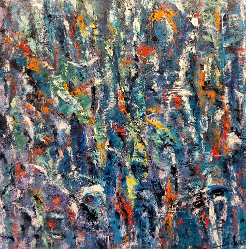 Abysse 4 by MICHEL SAINT-LUC, Painting for Sale on Select