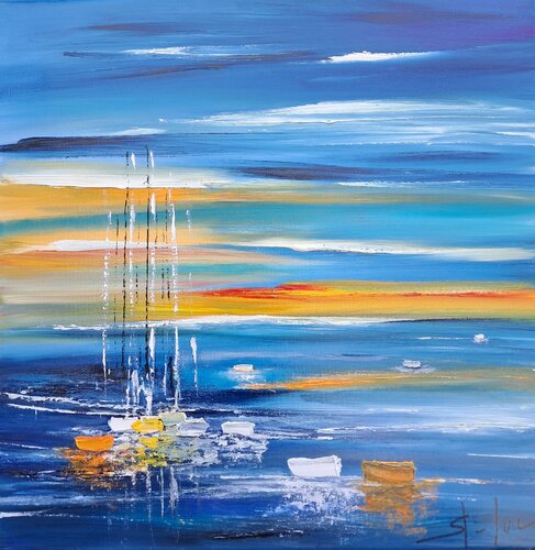 Poetic Landscape 8 by MICHEL SAINT-LUC, Painting for Sale on Select