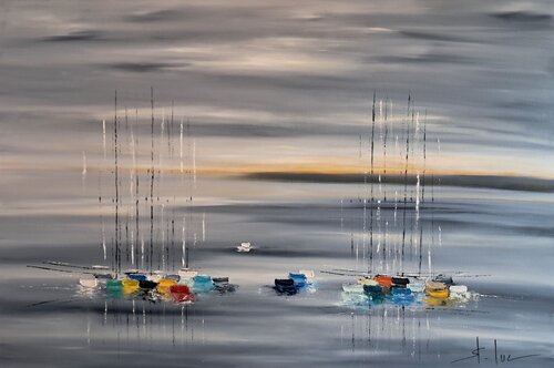 Contemplation 6 by MICHEL SAINT-LUC, Painting for Sale on Select