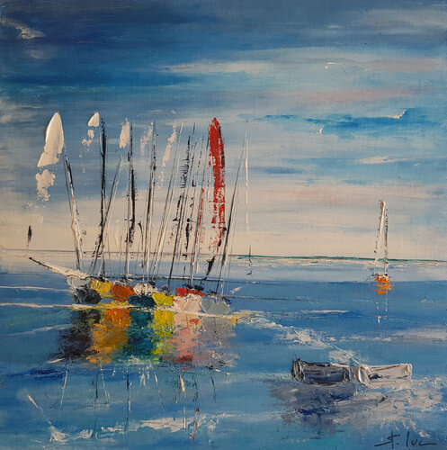 Liberté 3 by MICHEL SAINT-LUC, Painting for Sale on Select