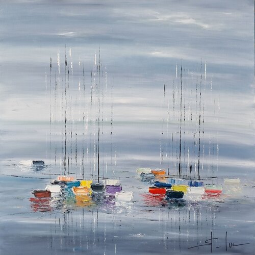Soir de Rêve by MICHEL SAINT-LUC, Painting for Sale on Select