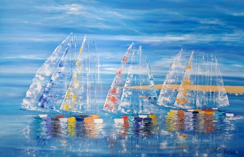 Symphonie by MICHEL SAINT-LUC, Painting for Sale on Select