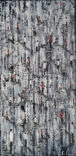 Labyrinthes 2 by MICHEL SAINT-LUC, Painting for Sale on Select