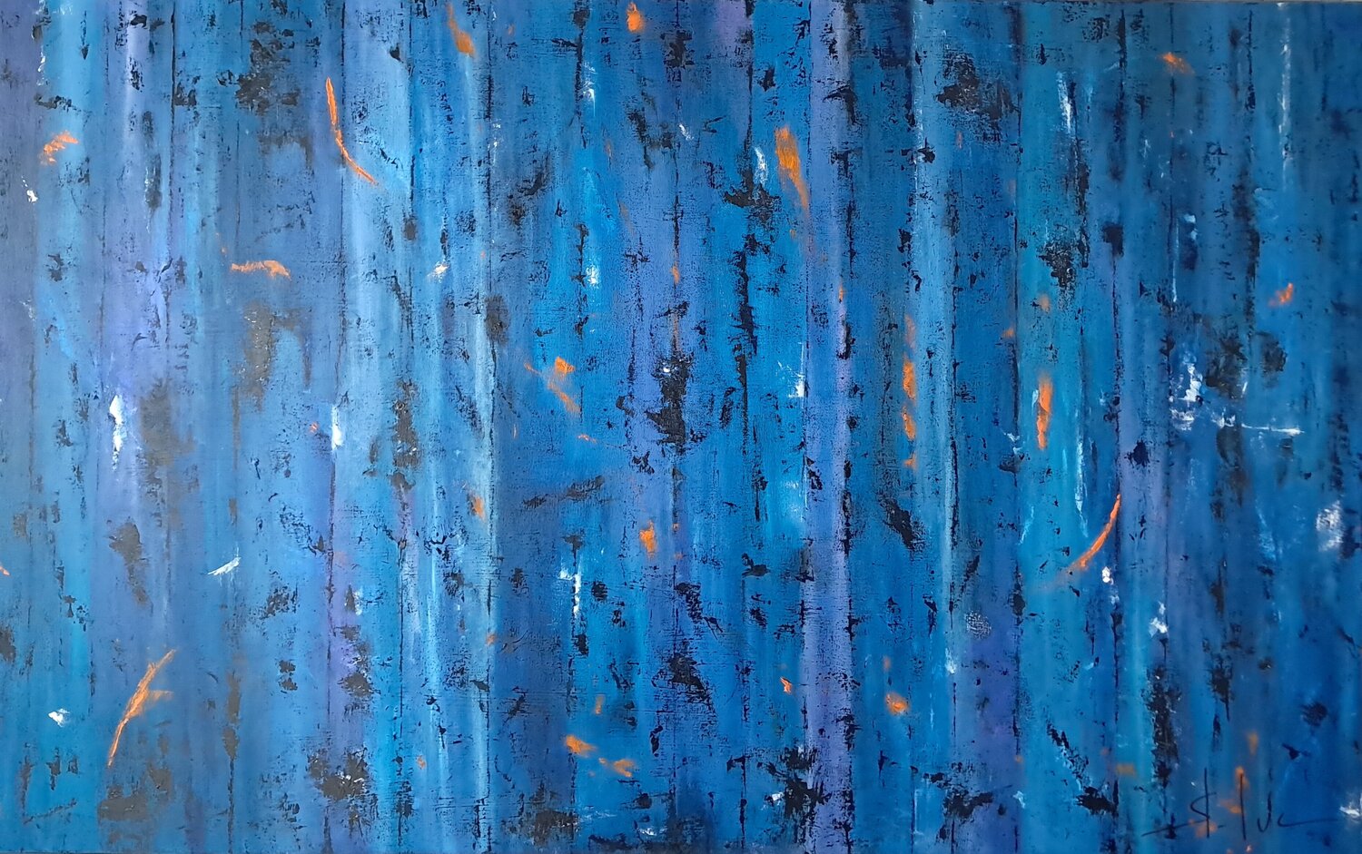 Ithaque 10 MICHEL SAINT-LUC Original painting for sale