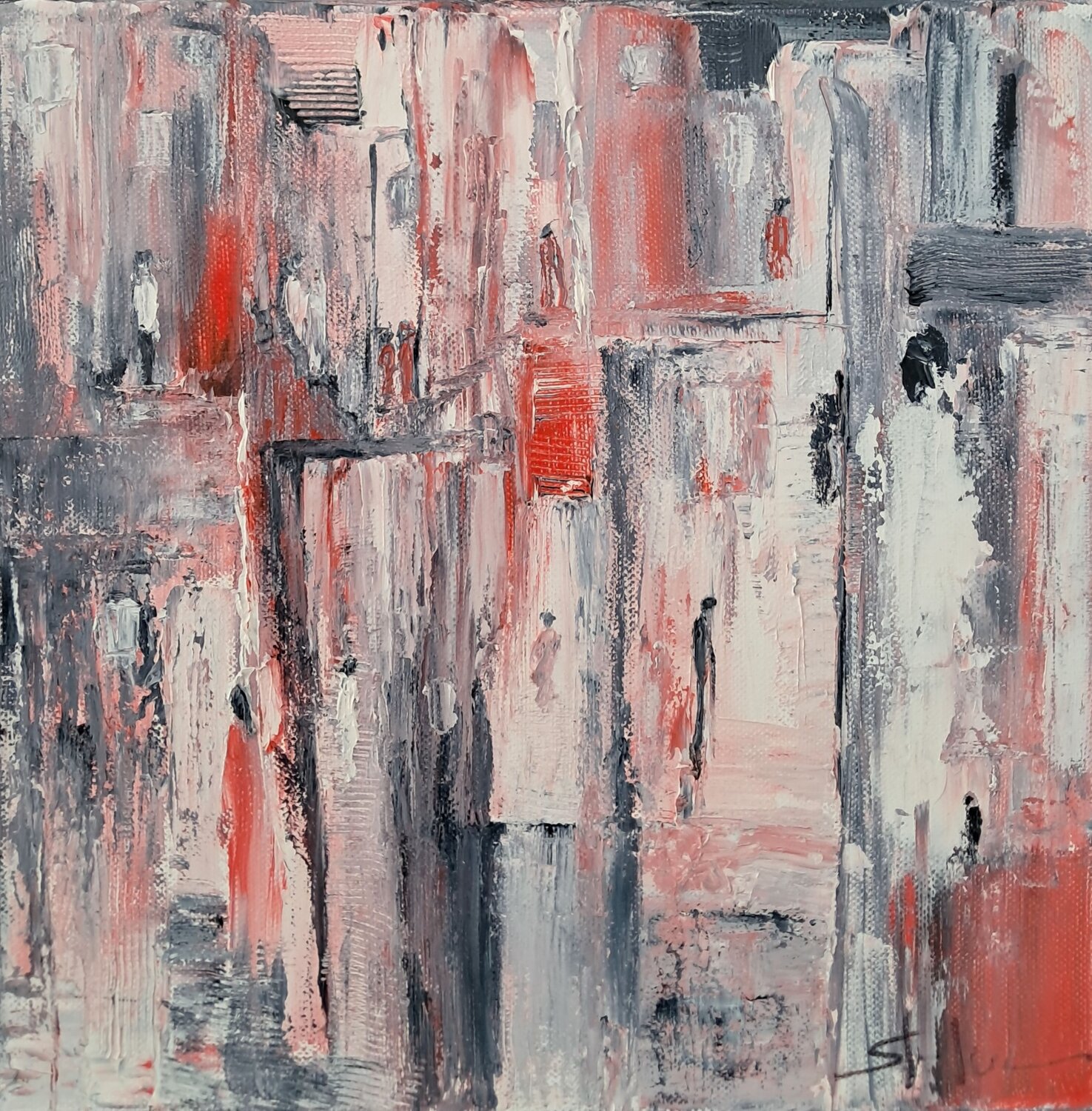 Solitudes MICHEL SAINT-LUC Original painting for sale