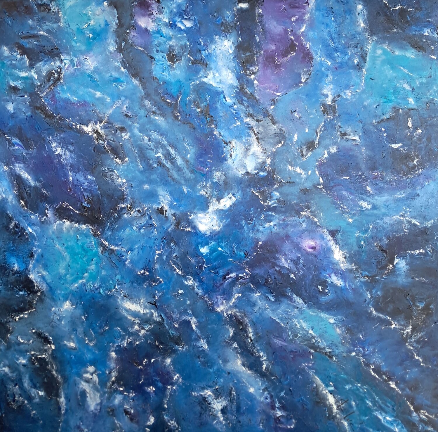Genesis MICHEL SAINT-LUC Original painting for sale