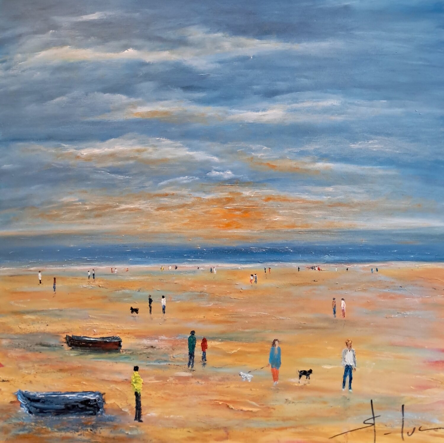 Sables d'Or MICHEL SAINT-LUC Original painting for sale
