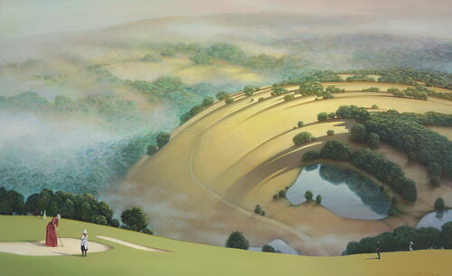 Sonnige Golf by Sergej Sologub, Painting for Sale on Select
